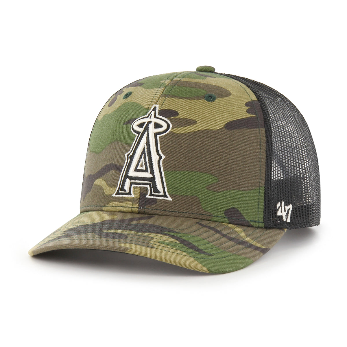 LOS ANGELES ANGELS CAMO '47 TRUCKER