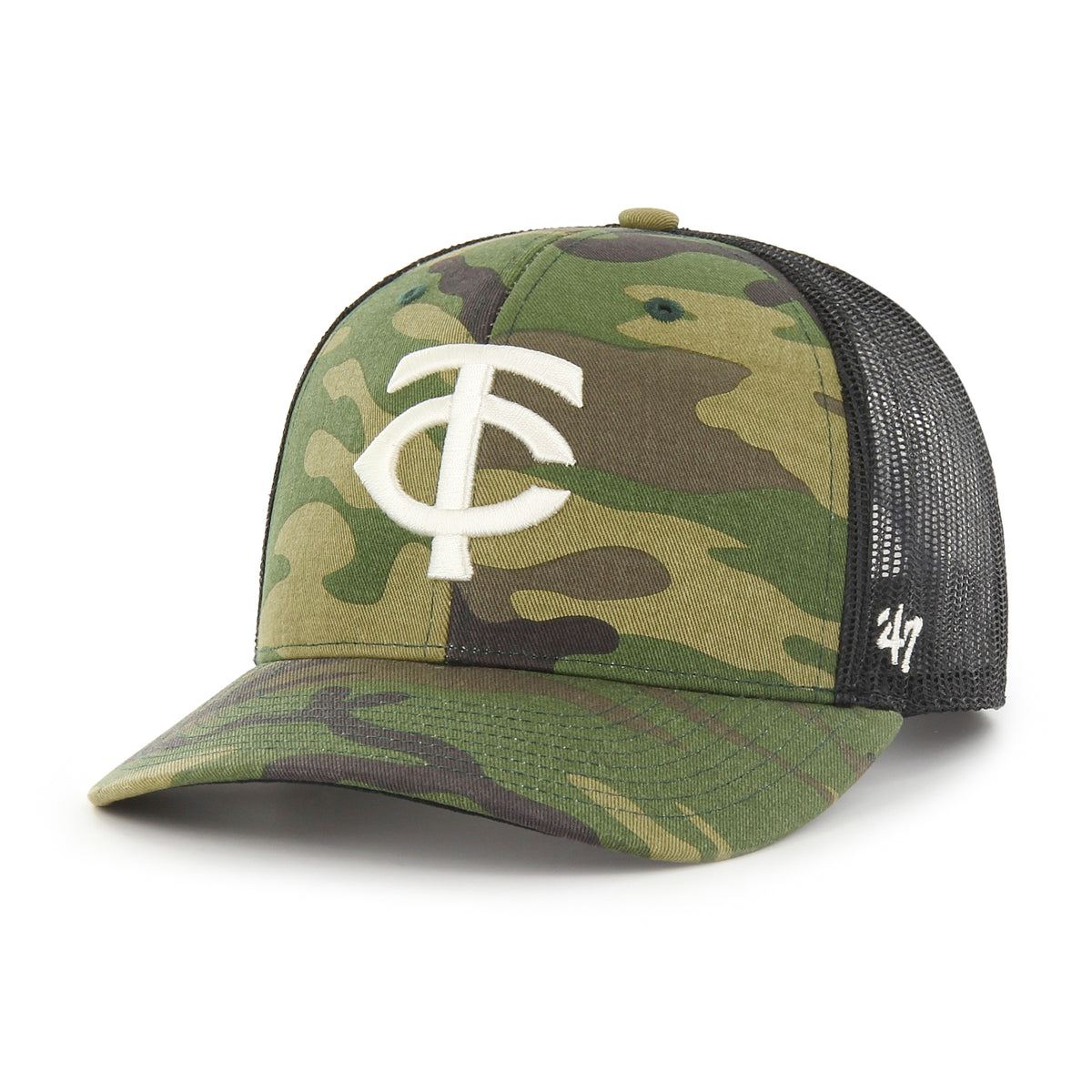 MINNESOTA TWINS CAMO '47 TRUCKER