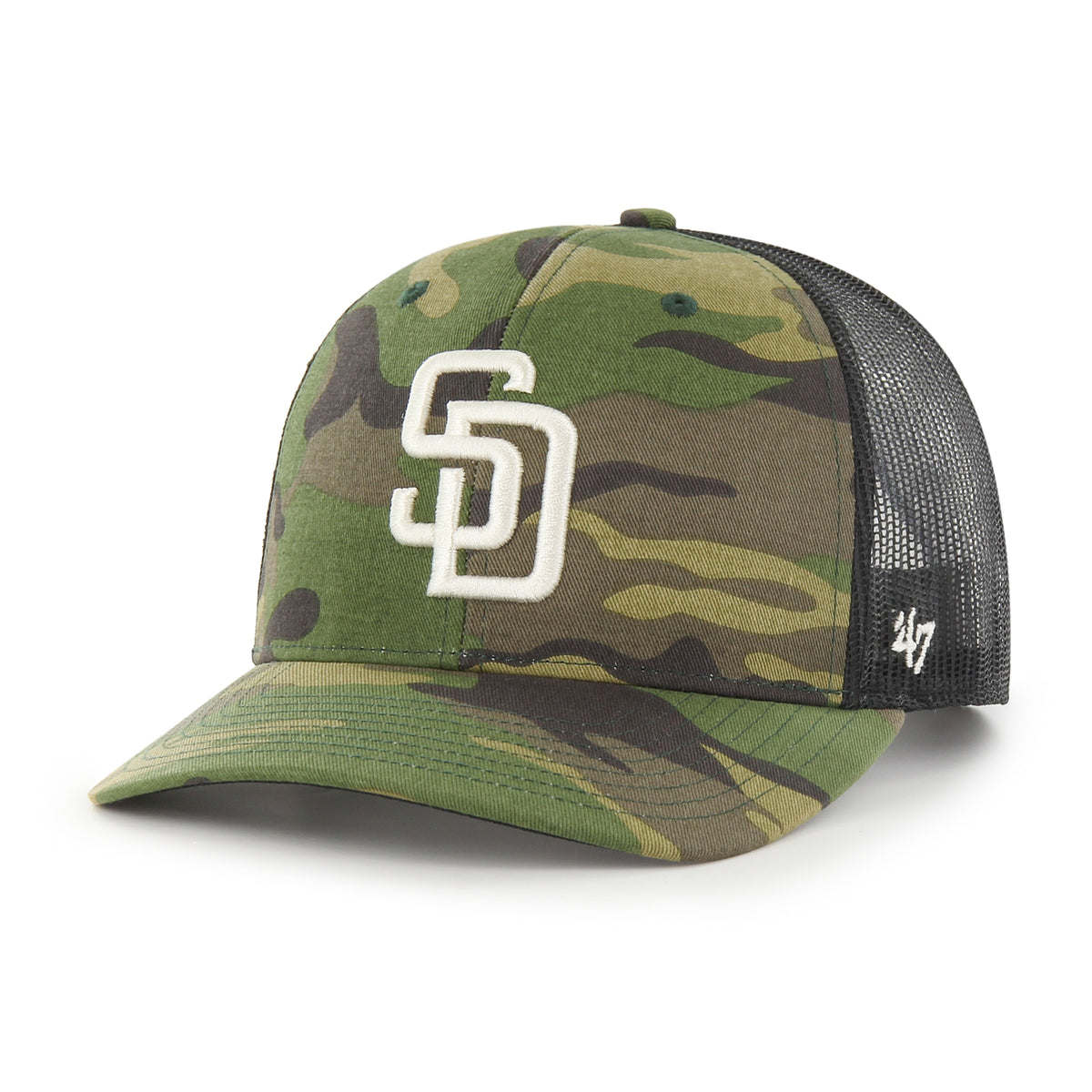 SAN DIEGO PADRES CAMO '47 TRUCKER