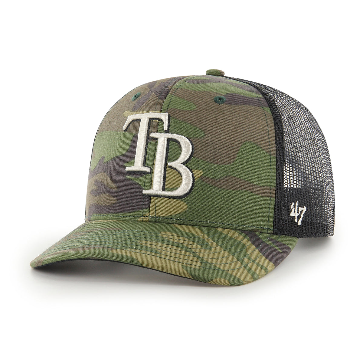 TAMPA BAY RAYS CAMO '47 TRUCKER