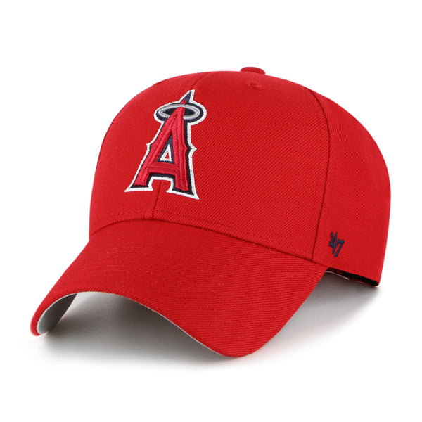 47 Men's Los Angeles Angels Red Sidenote Trucker Hat