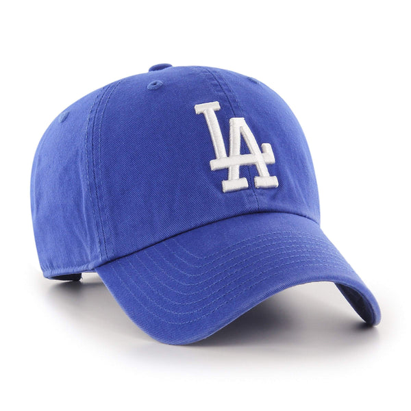 47 Brand Los Angeles Dodgers Dark Gray Pink Clean Up Cap