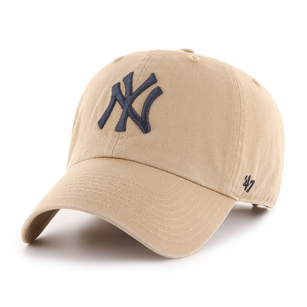 47 Brand MLB New York Yankees Men's Home Clean Up Cap, Navy, One
