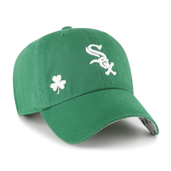 Chicago Cubs Green Shamrock Confetti Clean Up Adjustable Cap
