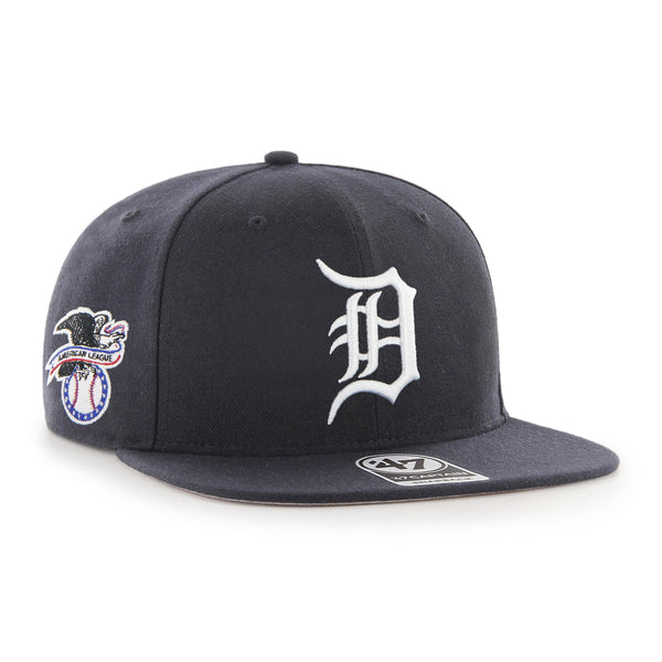 Detroit Tigers 47 Brand Franchise Fitted Hat - Gray