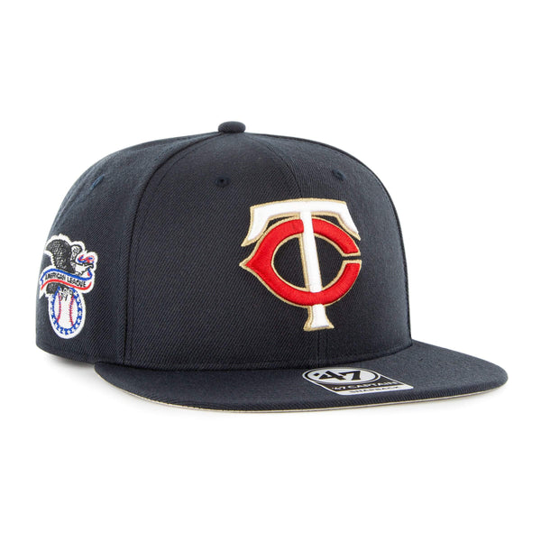 Men's '47 Brand Minnesota Twins Cooperstown Collection Contra Hitch Snapback  Adjustable Cap