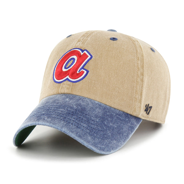 47 Brand / Youth Atlanta Braves Pink Clean Up Adjustable Hat