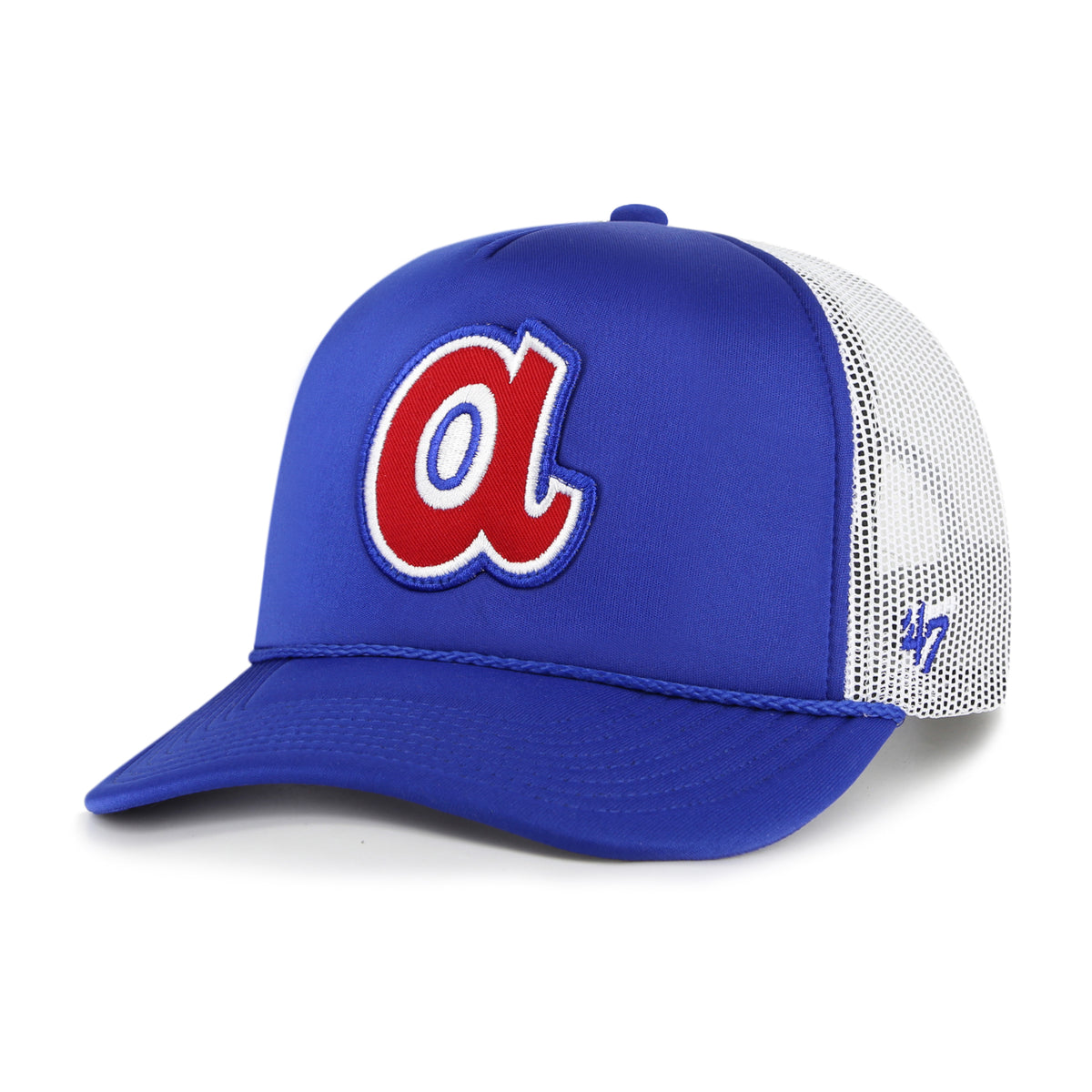 ATLANTA BRAVES COOPERSTOWN REWIND PATCH '47 TRUCKER