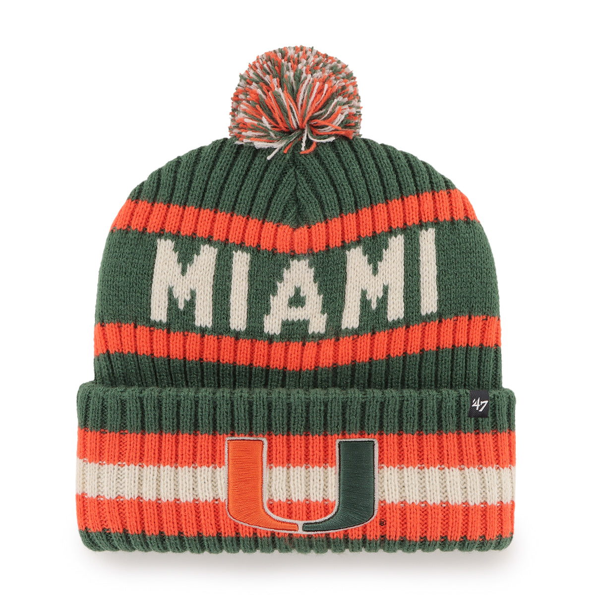 MIAMI HURRICANES BERING 47 CUFF KNIT