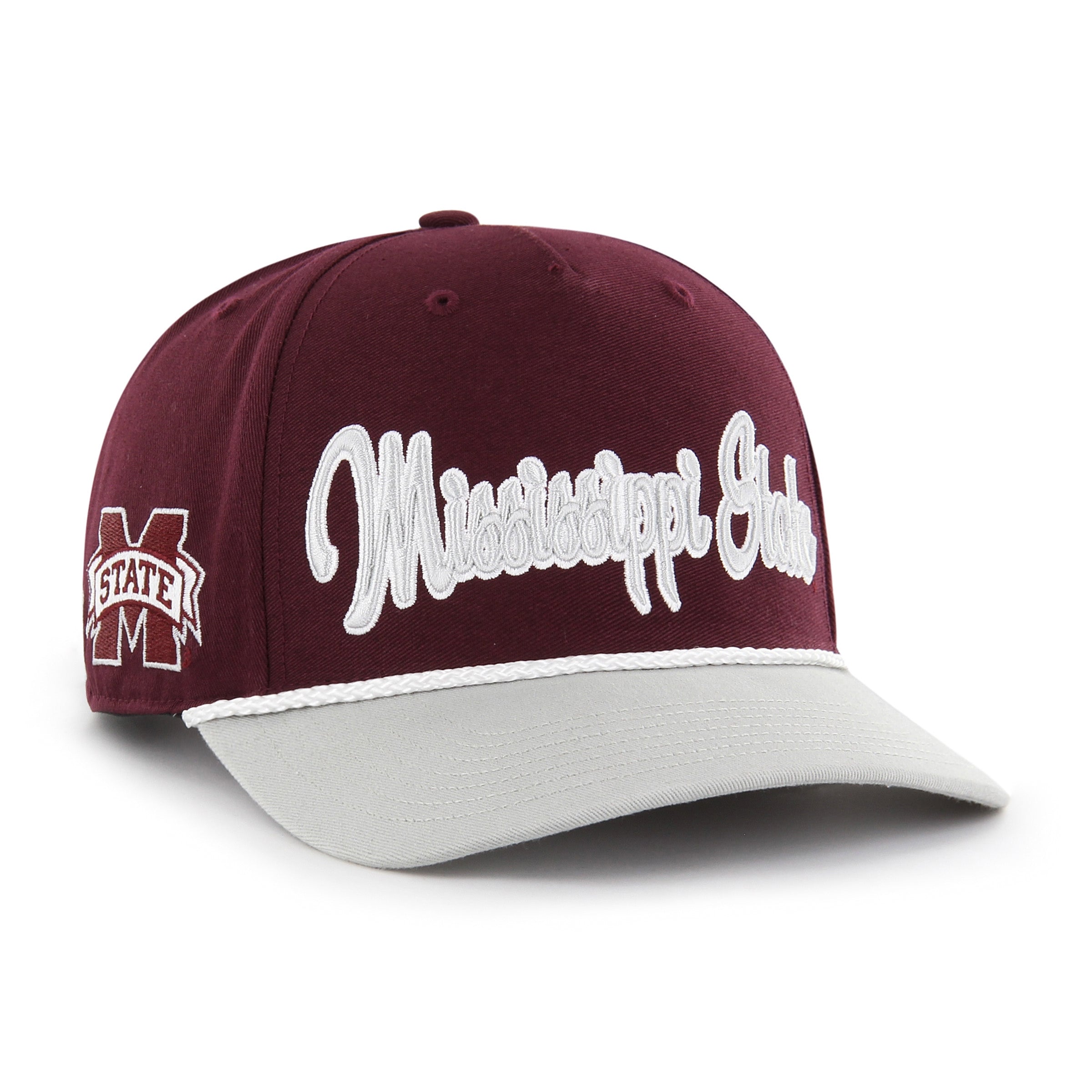 MISSISSIPPI STATE BULLDOGS OVERHAND SCRIPT TWO TONE '47 MVP DV