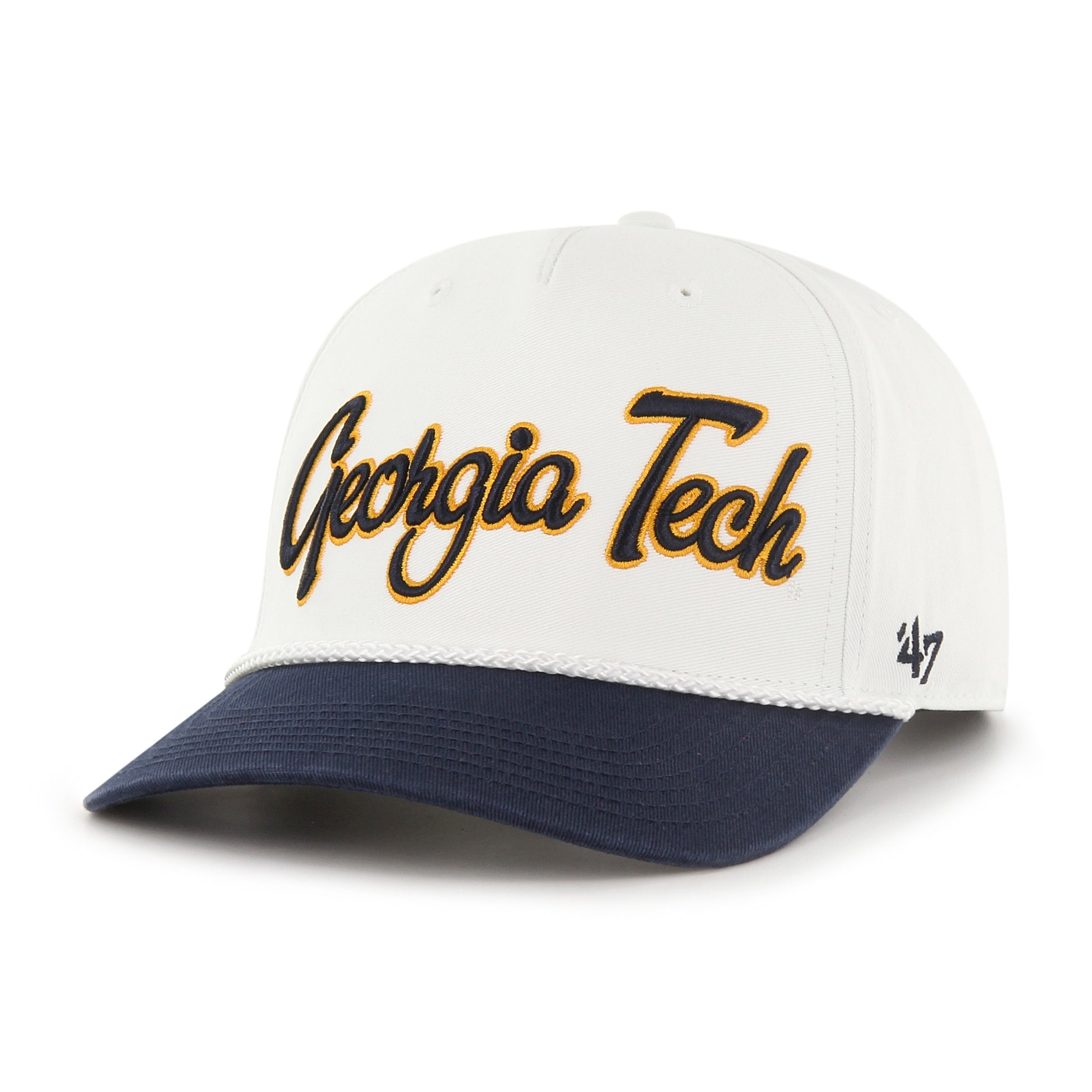 GEORGIA TECH YELLOW JACKETS OVERHAND SCRIPT TWO TONE '47 MVP DV