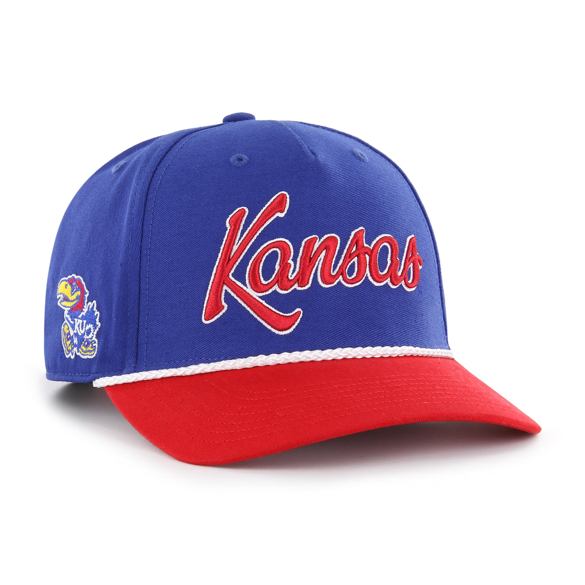KANSAS JAYHAWKS OVERHAND SCRIPT TWO TONE '47 MVP DV