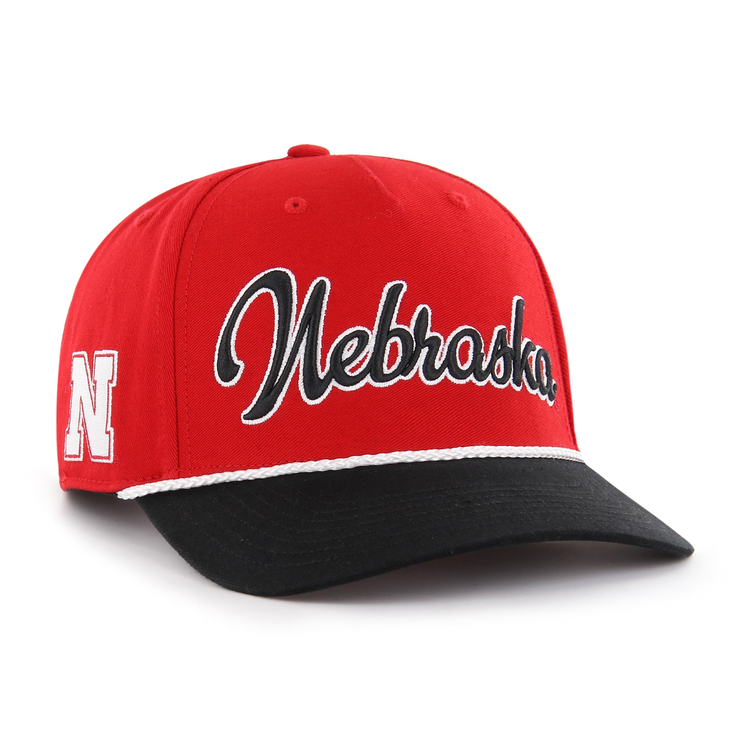 NEBRASKA CORNHUSKERS OVERHAND SCRIPT TWO TONE '47 MVP DV