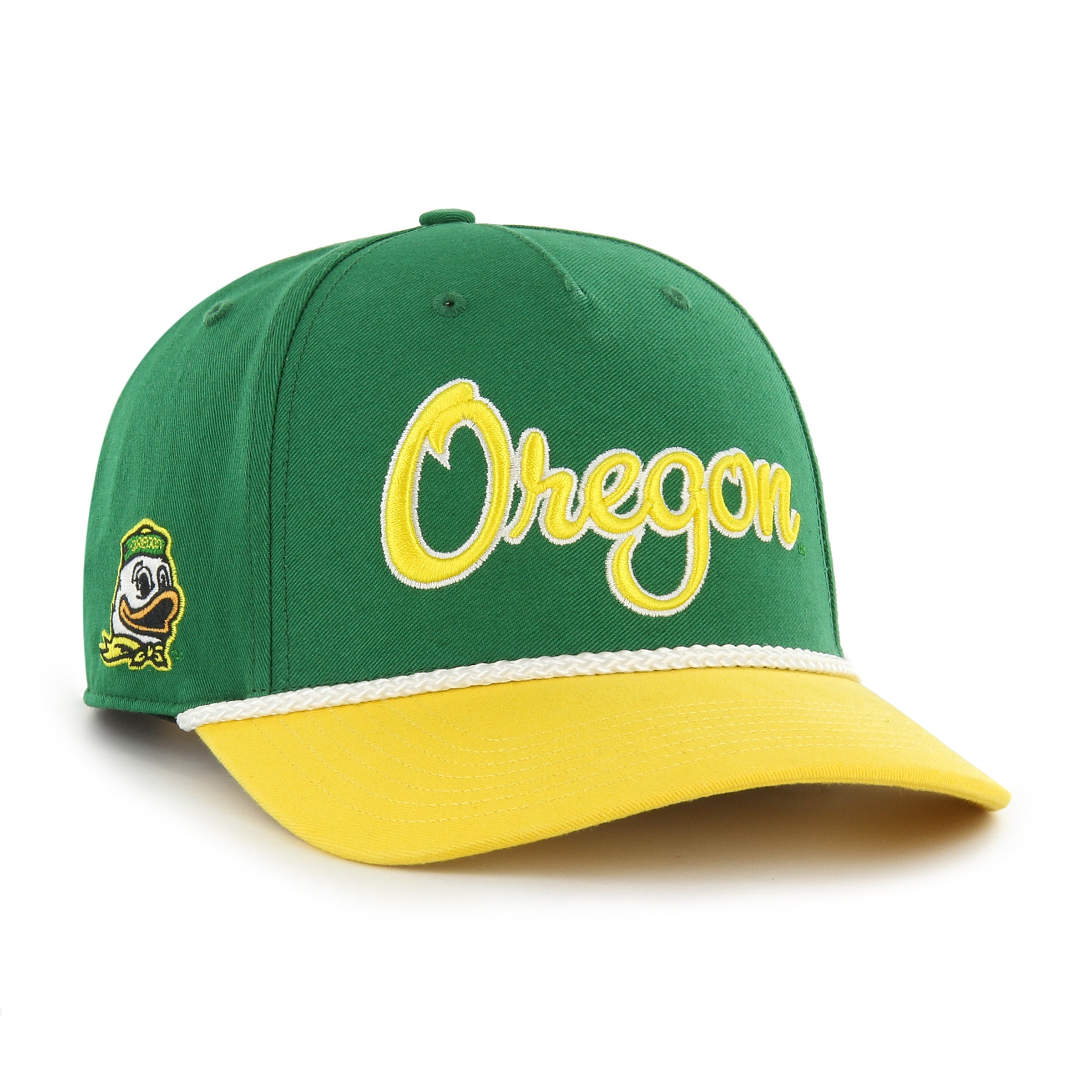 OREGON DUCKS OVERHAND SCRIPT TWO TONE '47 MVP DV