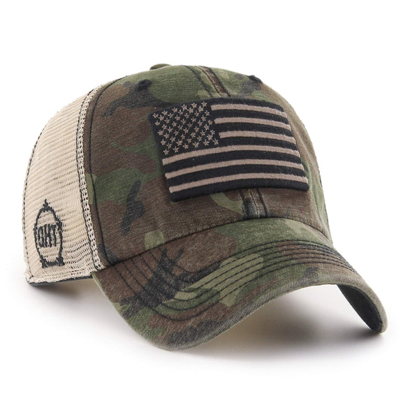 47Brand Washington Capitals Camo Trucker Snapback Hat