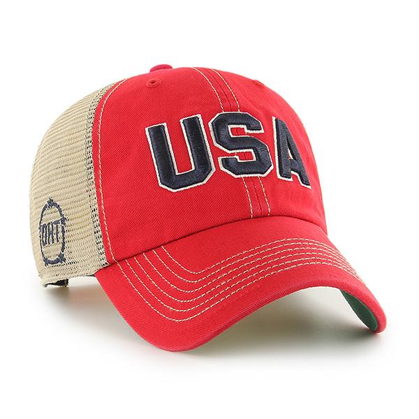 Georgia Bulldogs - Trawler Red Clean Up Adjustable Hat, 47 Brand