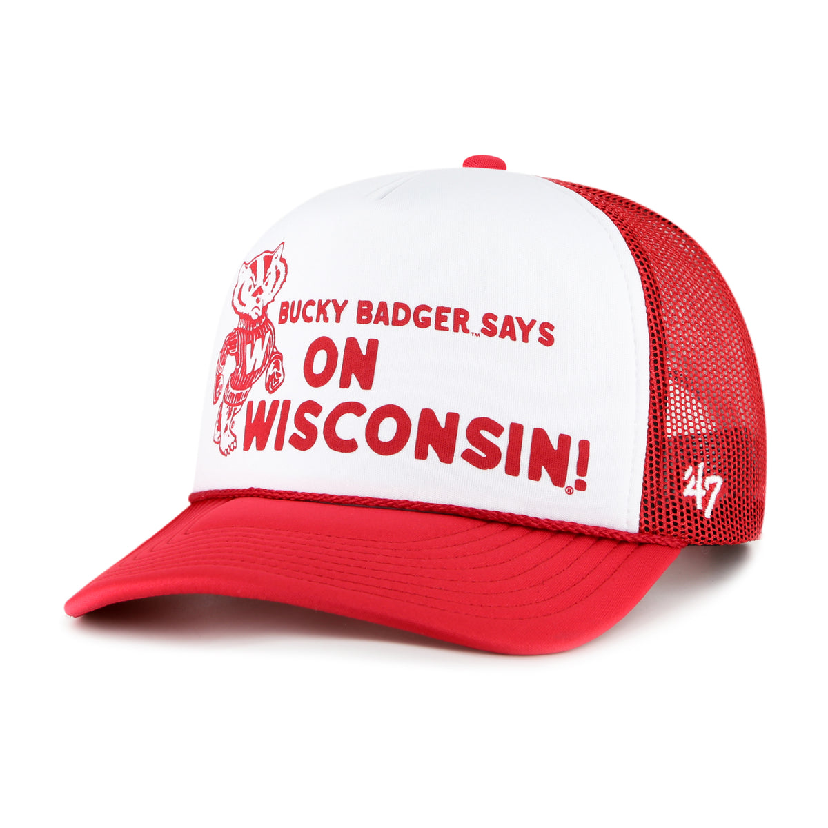 WISCONSIN BADGERS VINTAGE ARTICLE '47 TRUCKER