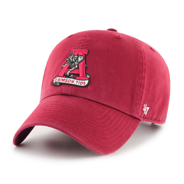 Alabama Crimson Tide Hats Relaxed Clean Up Style '47