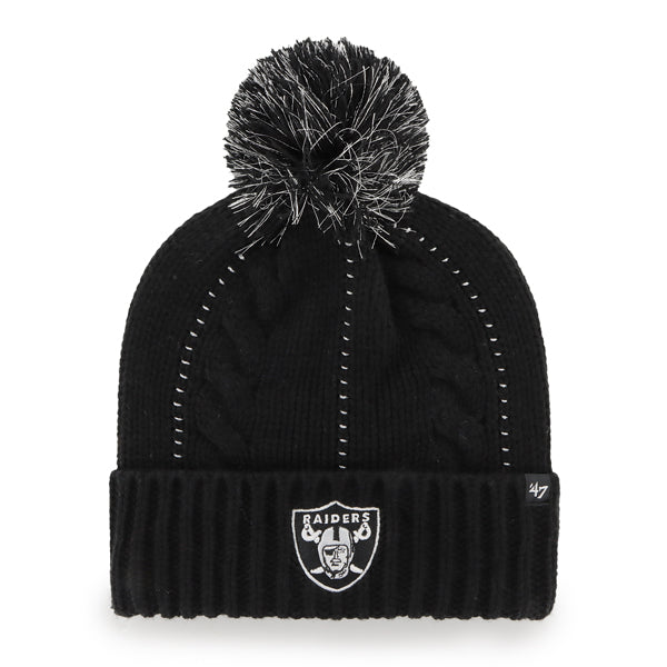 LAS VEGAS RAIDERS BAUBLE '47 CUFF KNIT WOMENS