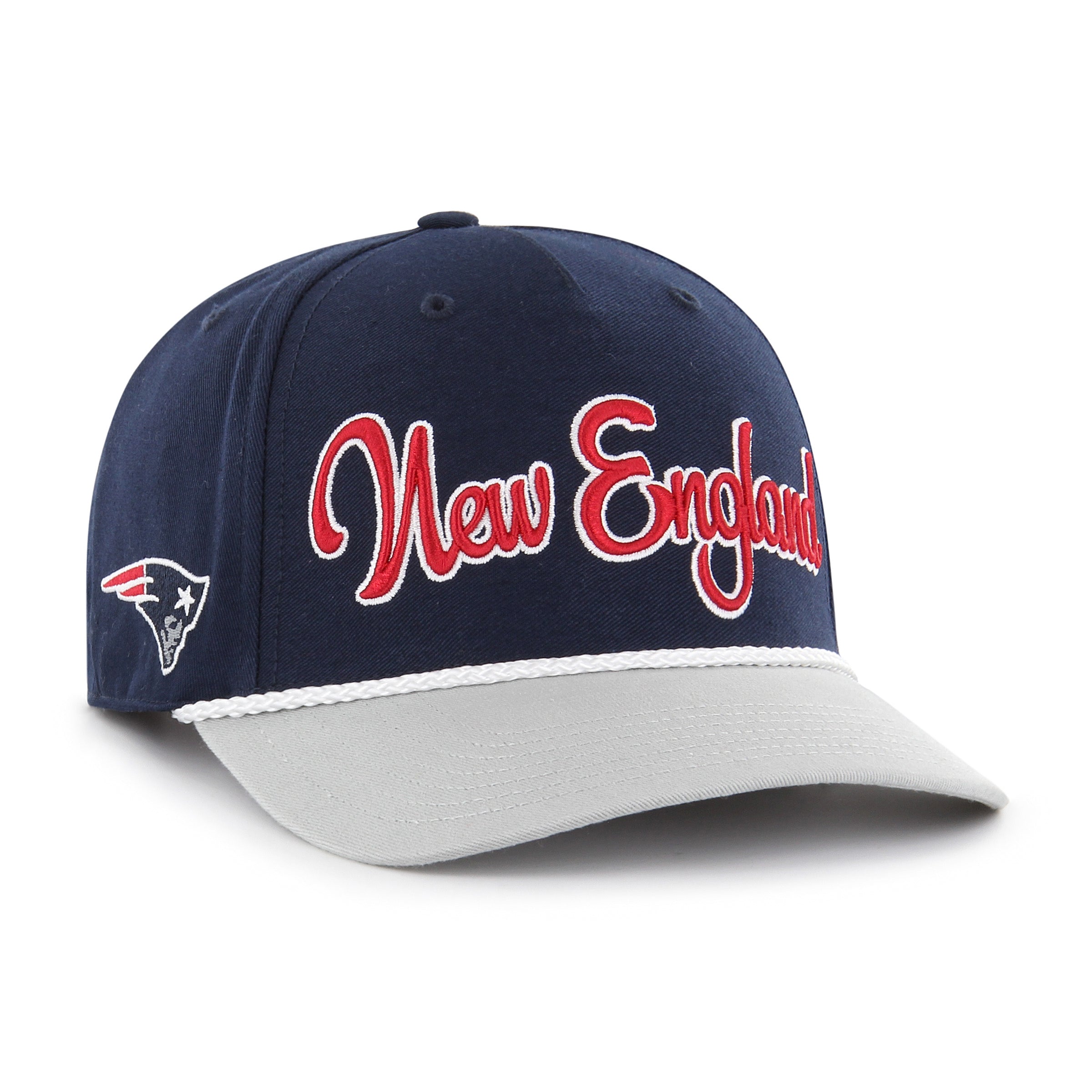 NEW ENGLAND PATRIOTS OVERHAND SCRIPT TWO TONE '47 MVP DV