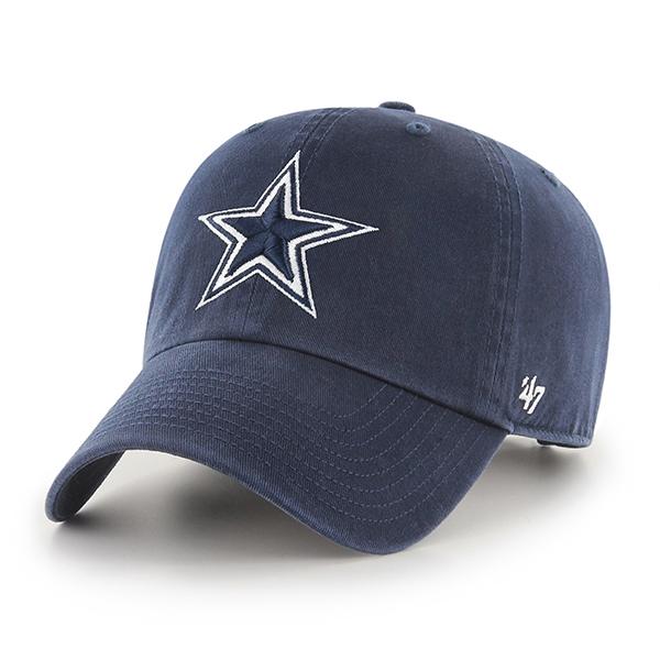 Dallas Cowboys Clean Up Adjustable Hat (Navy)
