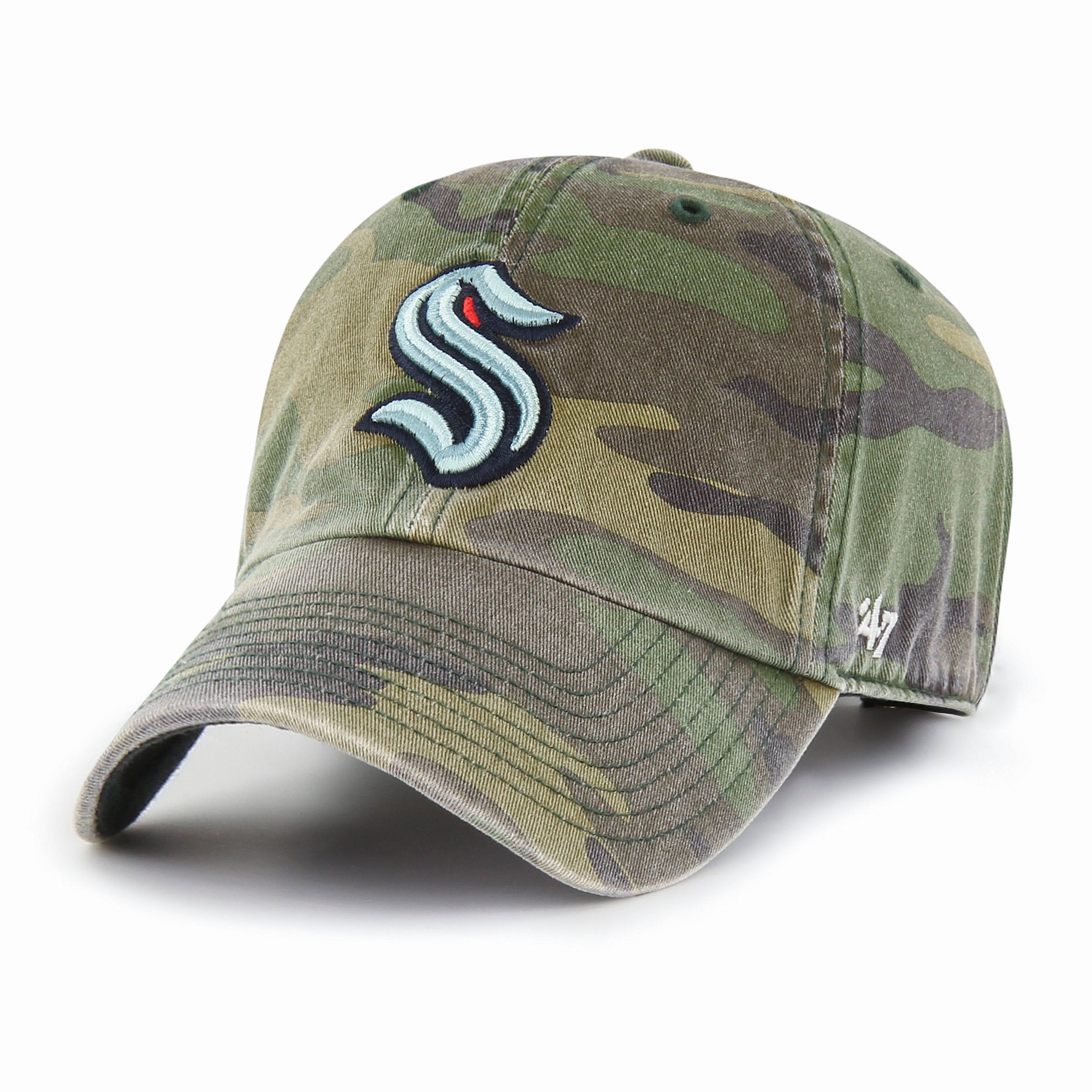 SEATTLE KRAKEN CAMO '47 CLEAN UP