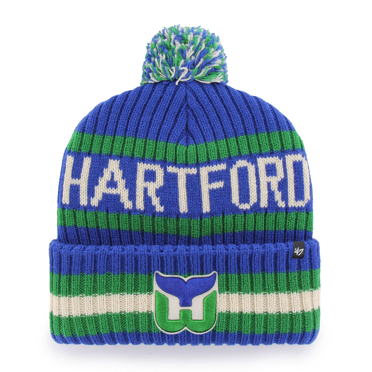 HARTFORD WHALERS VINTAGE BERING '47 CUFF KNIT