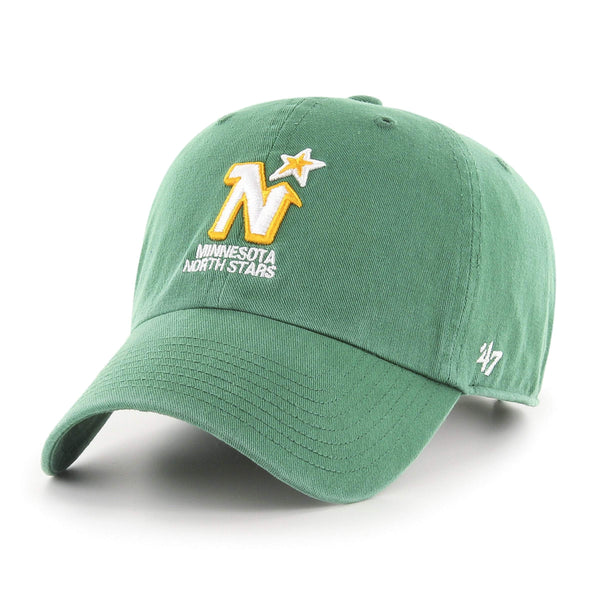 Minnesota North Stars '47 Clean Up Adjustable Hat - Kelly Green