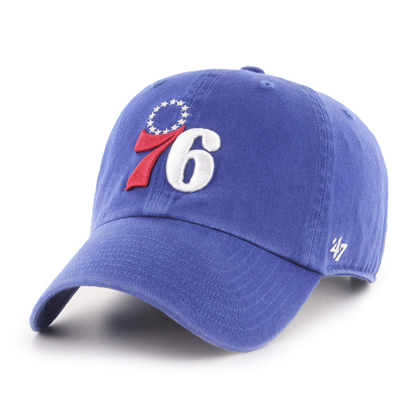 Philadelphia 76ers Hats Relaxed Clean Up Style '47
