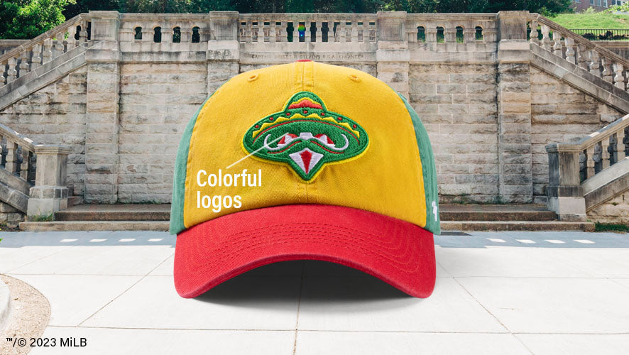 MILB Copa Collection. Colorful Logos.