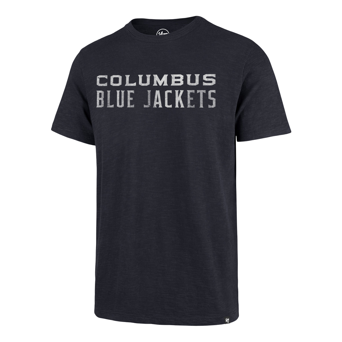 COLUMBUS BLUE JACKETS GRIT WORDMARK '47 SCRUM TEE