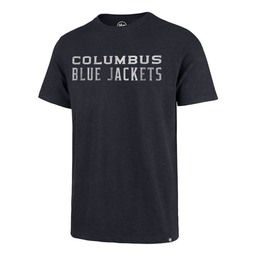 COLUMBUS BLUE JACKETS GRIT WORDMARK '47 SCRUM TEE