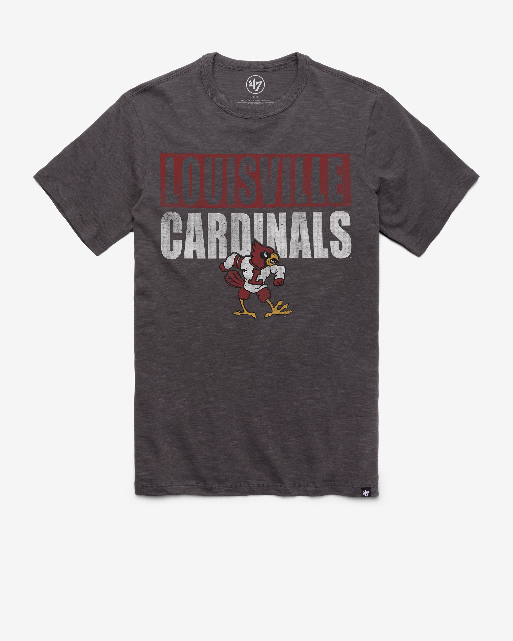 LOUISVILLE CARDINALS VINTAGE GRIT VINTAGE '47 SCRUM TEE