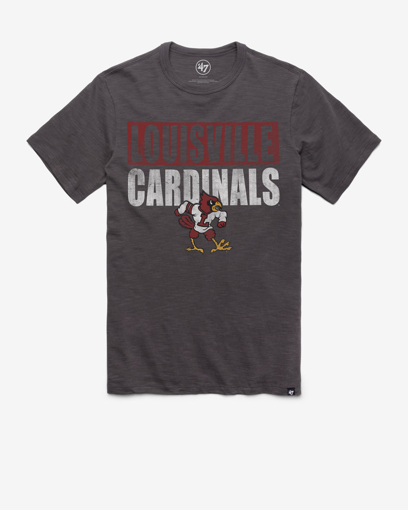 LOUISVILLE CARDINALS VINTAGE GRIT VINTAGE '47 SCRUM TEE