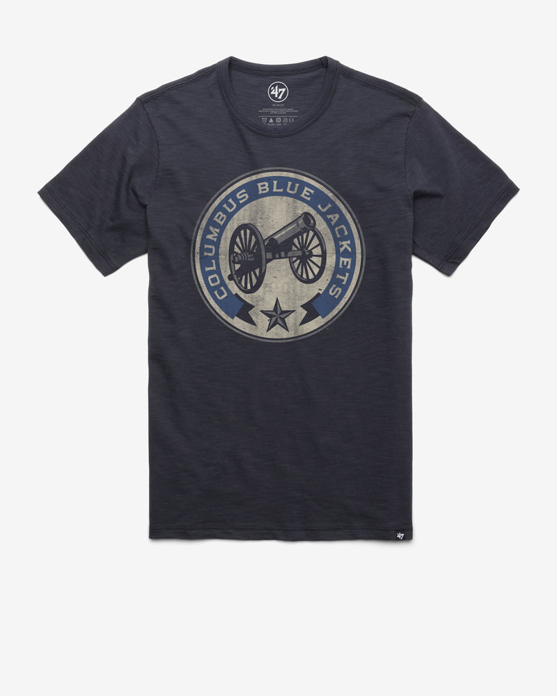 '47 Brand Columbus Blue Jackets Fall Navy Grit Scrum Tee 2XL