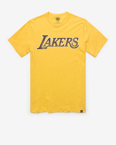 LOS ANGELES LAKERS GRIT WORDMARK '47 SCRUM TEE