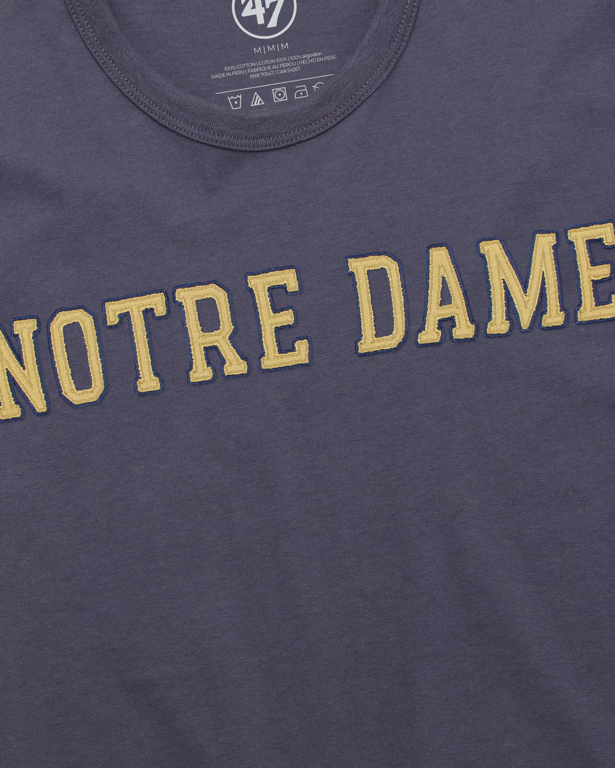 NOTRE DAME FIGHTING IRISH '47 FRANKLIN FIELDHOUSE TEE