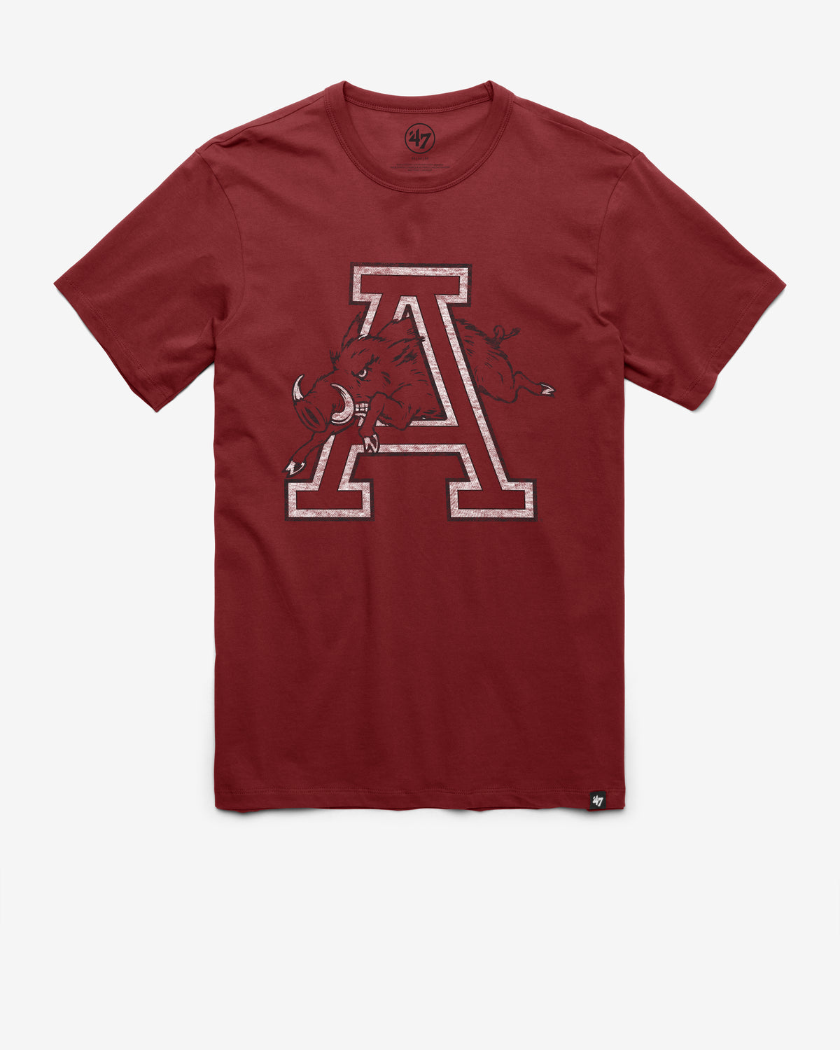 ARKANSAS RAZORBACKS VINTAGE PREMIER '47 FRANKLIN TEE