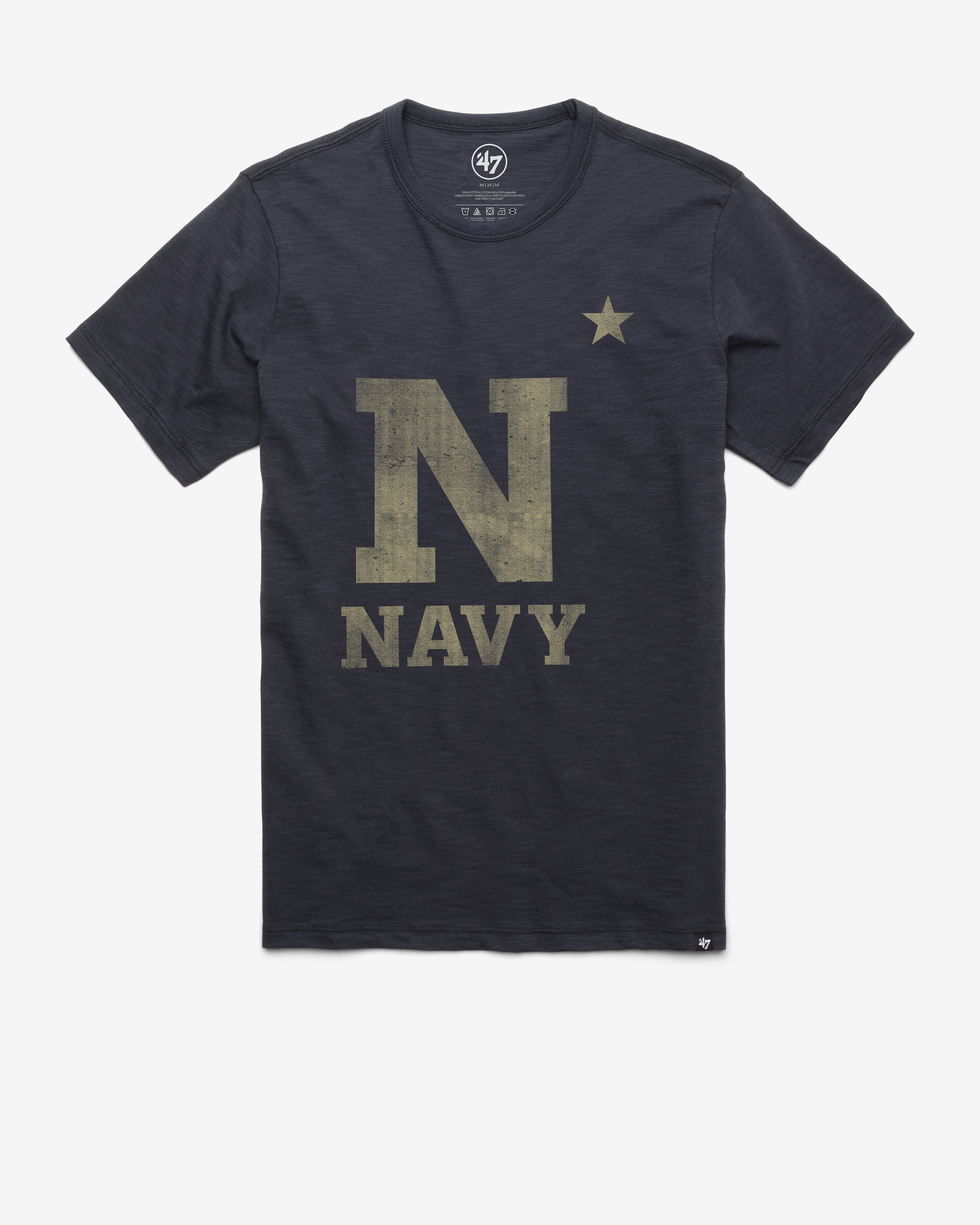 Navy Midshipmen Apparel | Distressed Vintage Scrum Tee | '47