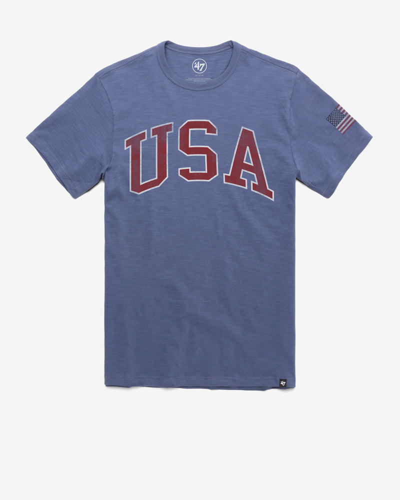 UNITED STATES SCRIPT GRIT TWO PEAT '47 SCRUM TEE