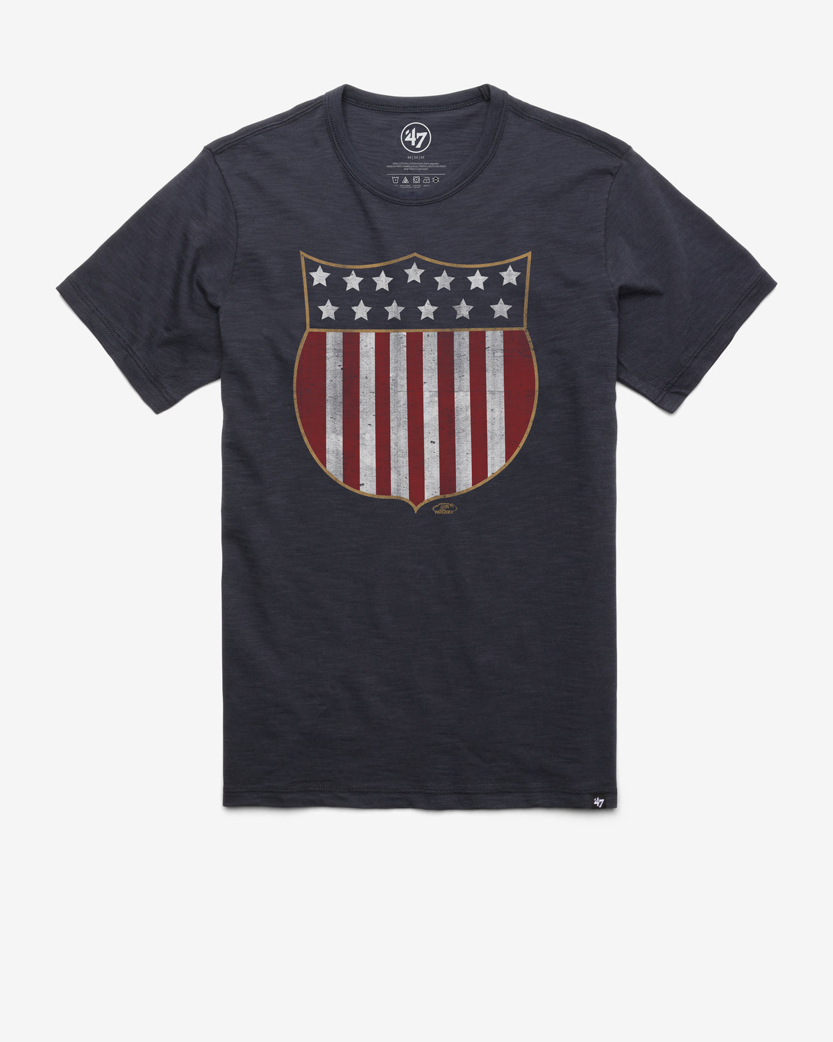 USA HOCKEY VINTAGE SHIELD GRIT '47 SCRUM TEE