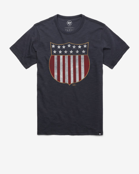 USA HOCKEY VINTAGE SHIELD GRIT '47 SCRUM TEE