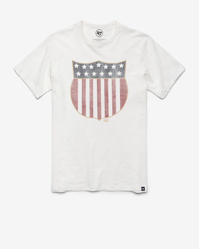 USA HOCKEY VINTAGE SHIELD GRIT '47 SCRUM TEE