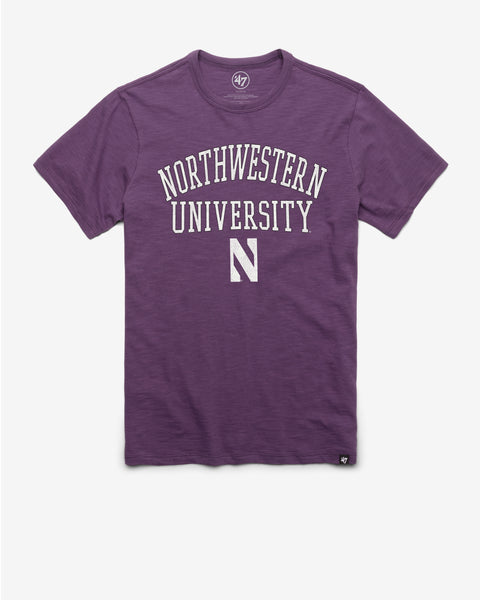 NORTHWESTERN WILDCATS CLASSIC TRACK '47 SCRUM TEE