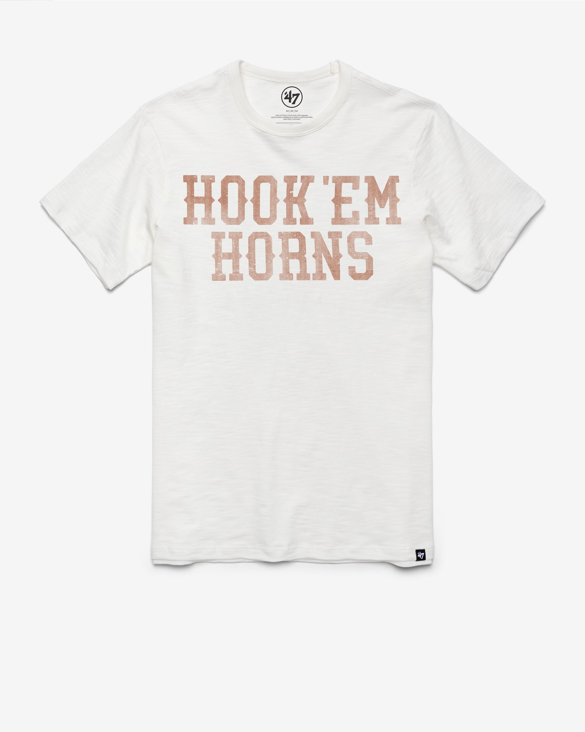 TEXAS LONGHORNS GRIT WORDMARK '47 SCRUM TEE