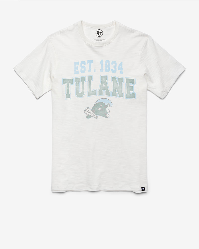 TULANE GREEN WAVE STADIUM WAVE '47 SCRUM TEE