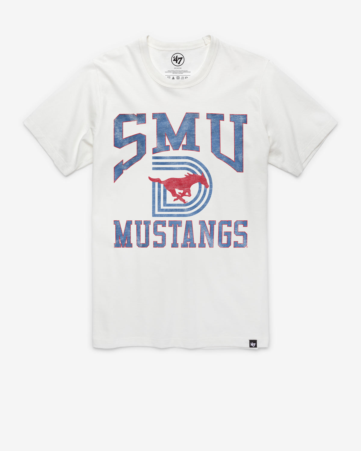 SOUTHERN METHODIST MUSTANGS BIG UPS '47 FRANKLIN TEE