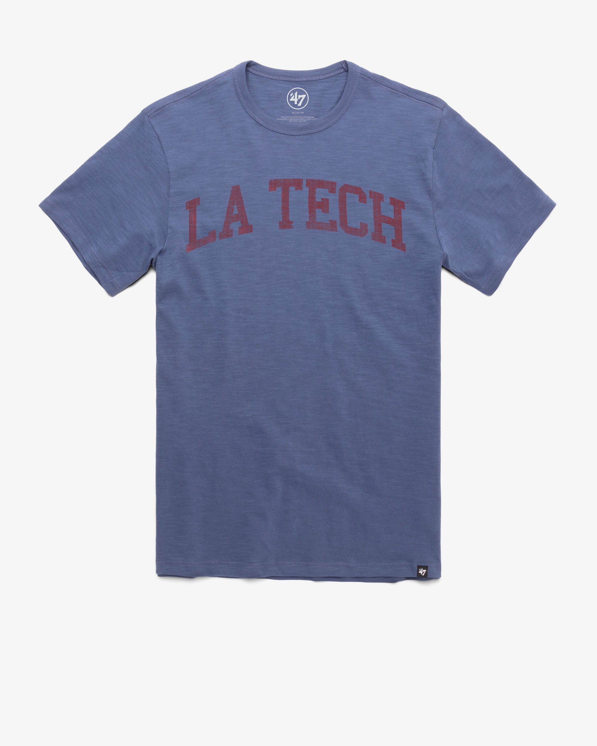 LOUISIANA TECH BULLDOGS GRIT WORDMARK '47 SCRUM TEE