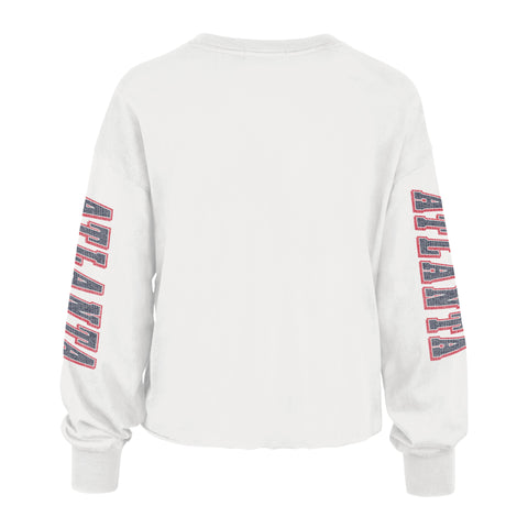 ATLANTA BRAVES BRUSH BACK '47 PARKWAY LONG SLEEVE WOMENS