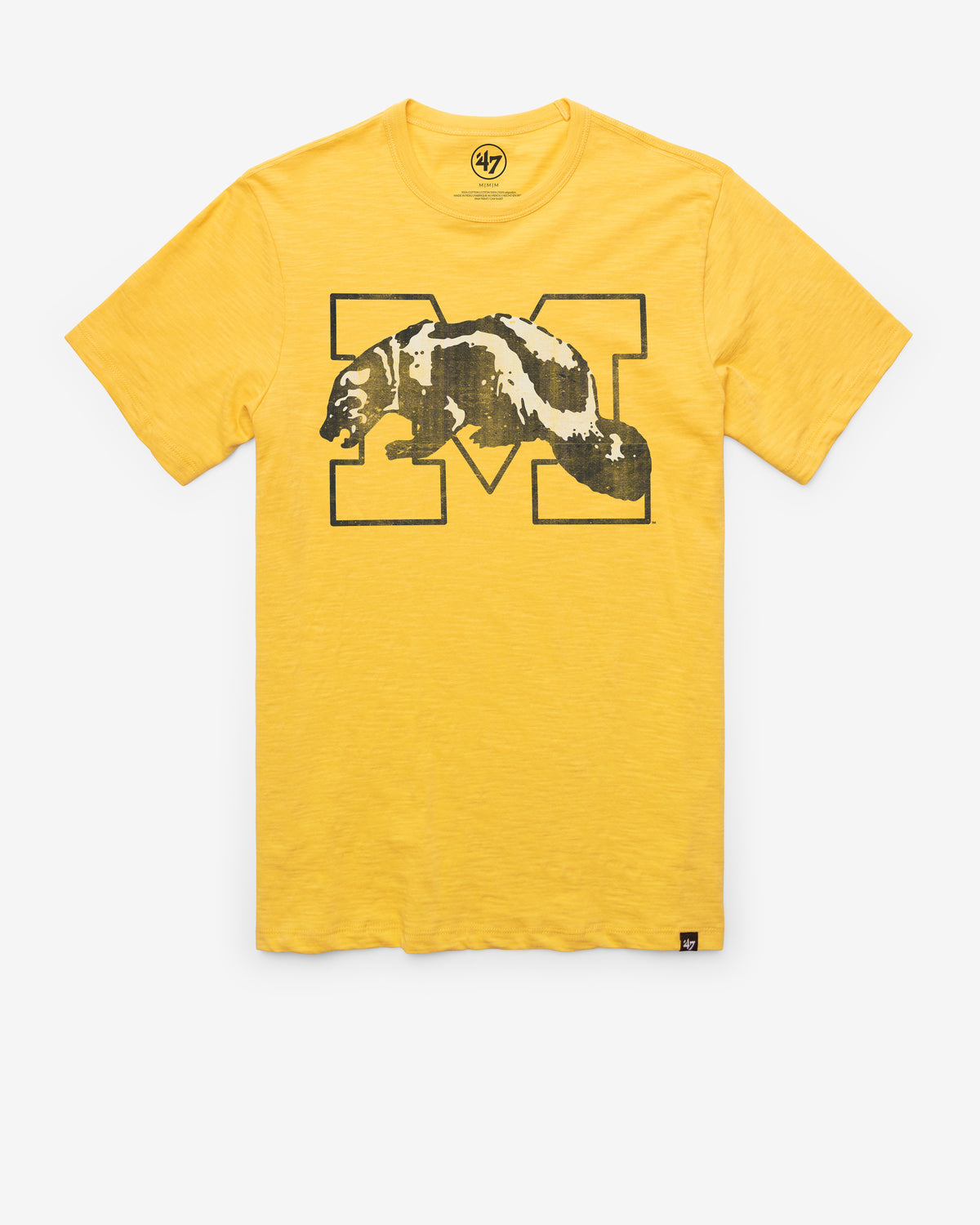 MICHIGAN WOLVERINES VINTAGE GRIT '47 SCRUM TEE